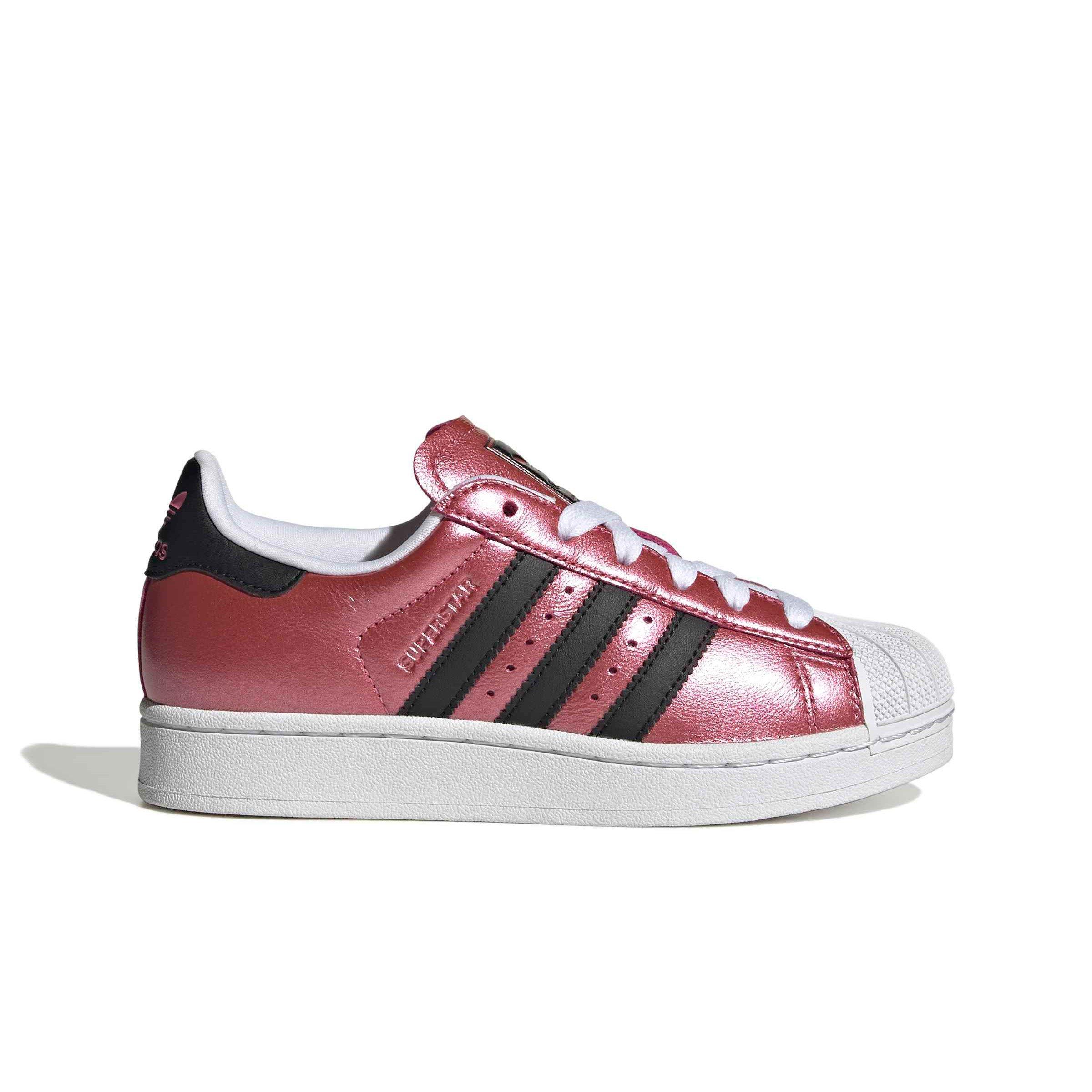 adidas Originals Superstar II "Pink Fusion/Core Black/Ftwr White" Grade School Girls' Shoe - PINK/WHITE/BLACK